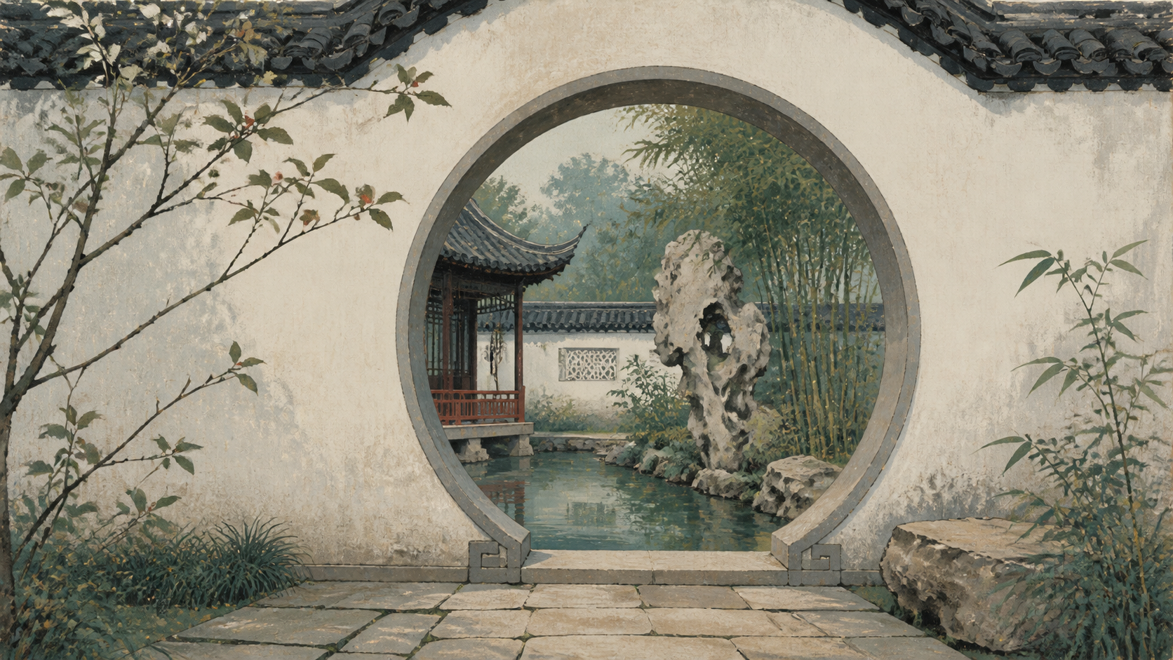 Moon gate