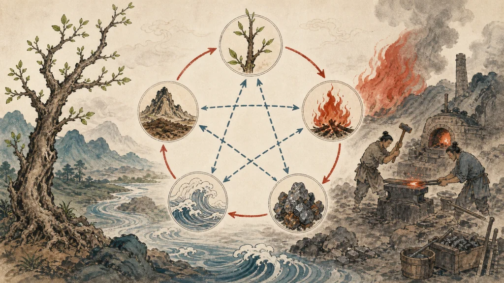 五行为什么不只是五种元素?的原创解释性配图