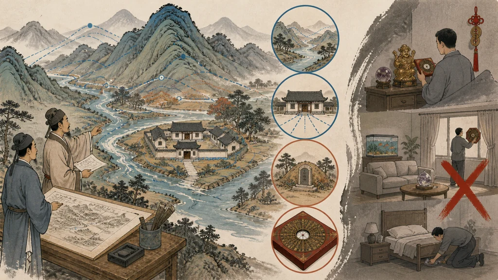 风水是宗教、环境观念，还是占卜术？的原创解释性配图
