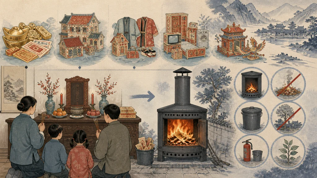为什么有人为逝者烧纸钱?的原创解释性配图